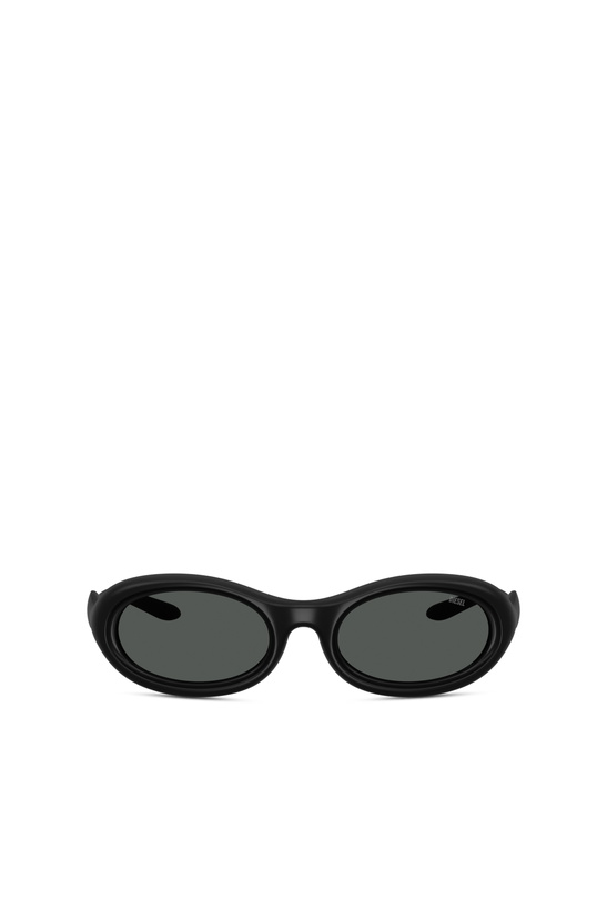 Photo: Diesel Oval sunglasses - Sunglasses - Unisex - Black