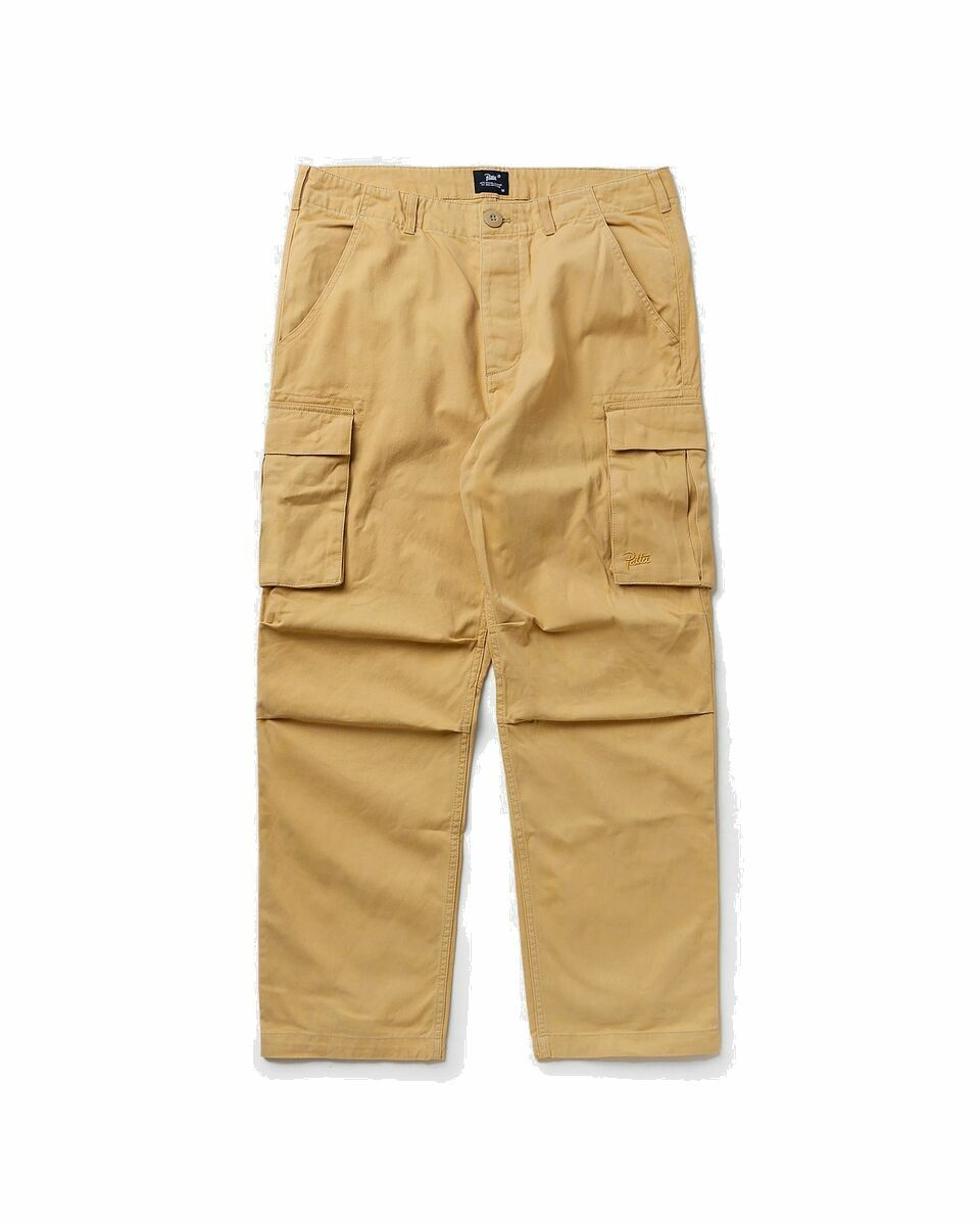 Photo: Patta Patta Basic Cargo Pants Beige - Mens - Cargo Pants