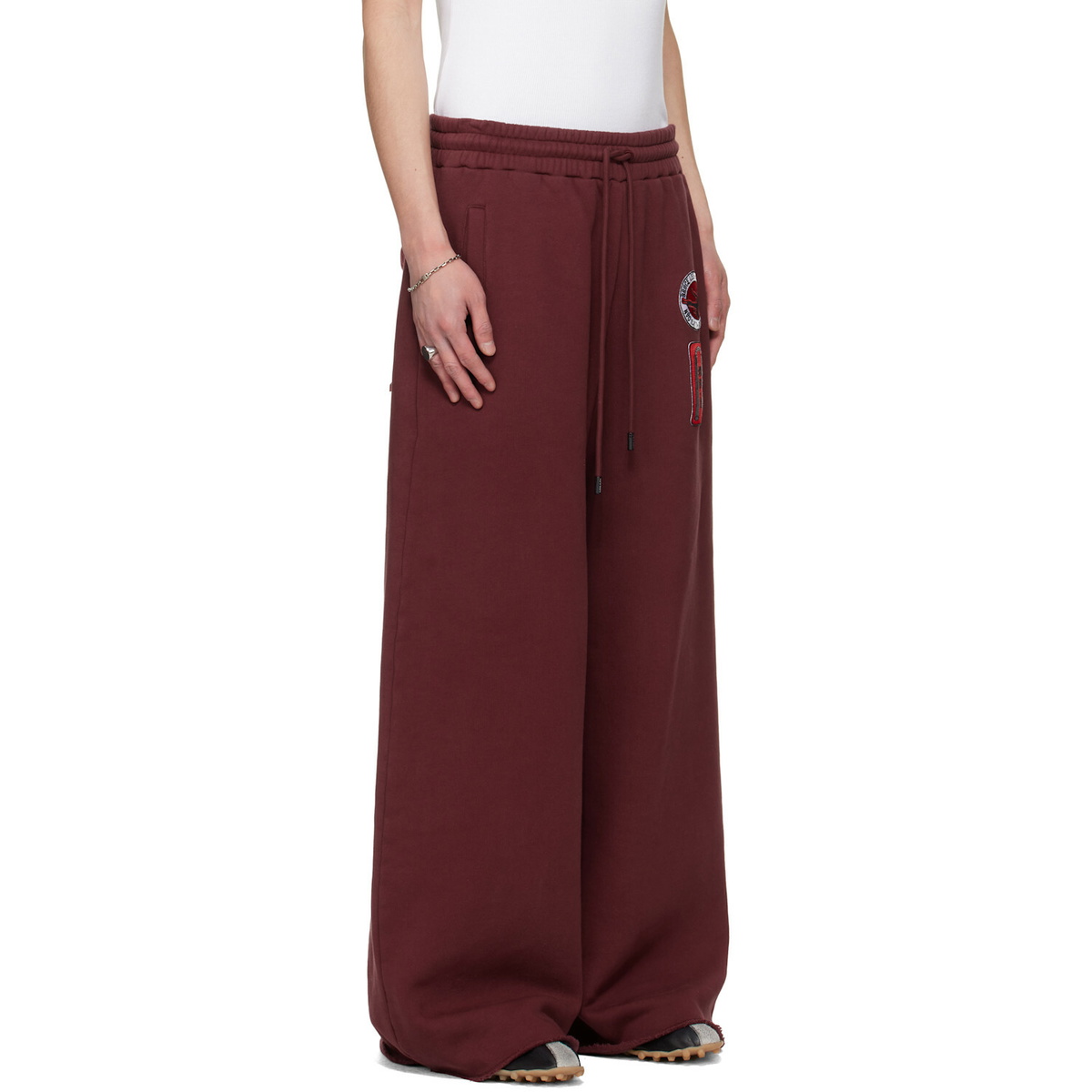 LU'U DAN BRUCE LEE x LỰU ĐẠN Burgundy Gym Sweatpants