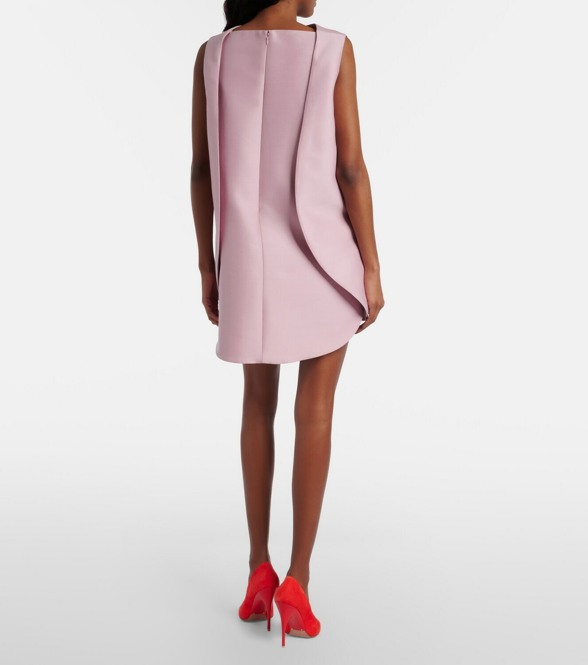 Balenciaga Silk and wool minidress
