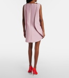 Balenciaga Silk and wool minidress