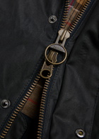 Barbour Ashby Waxed Cotton Jacket Navy