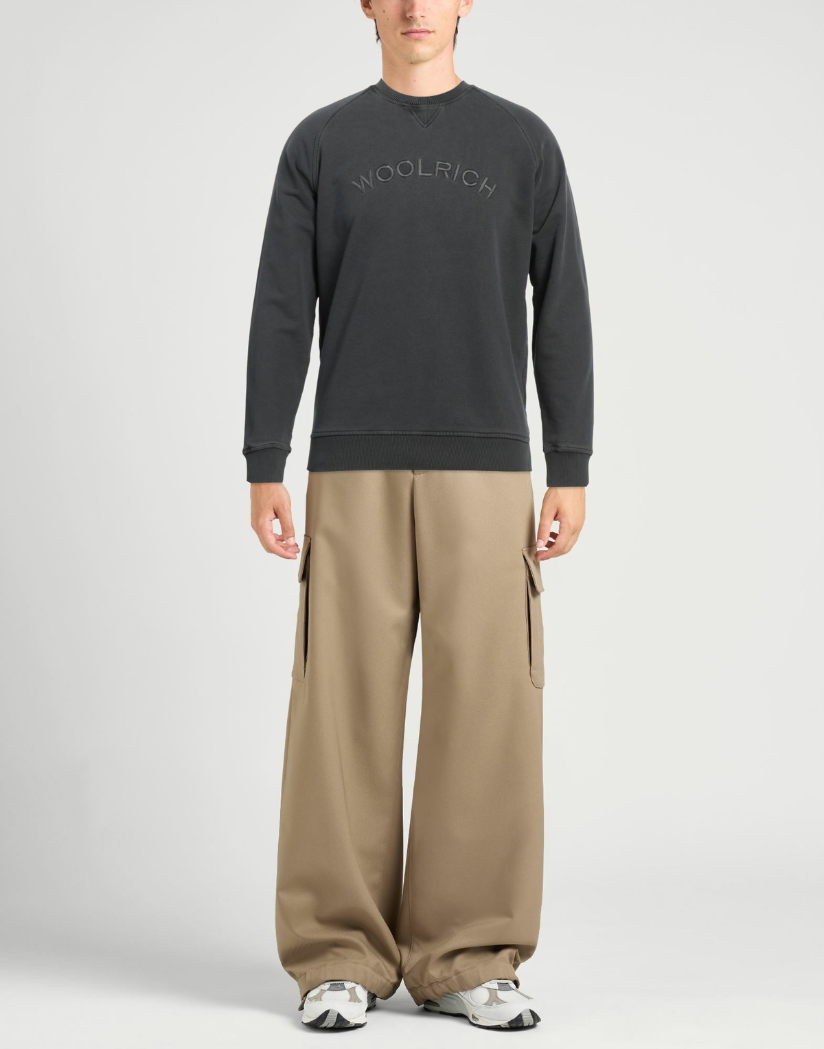 Woolrich Mens Sweatshirt Charcoal
