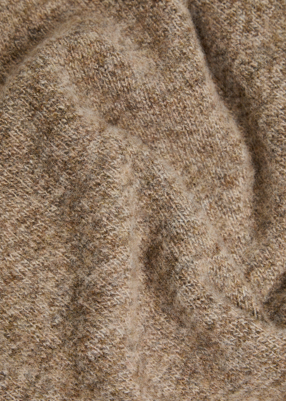 Ymc Suedehead Wool Jumper Beige