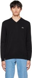 Lacoste Black Patch Sweater