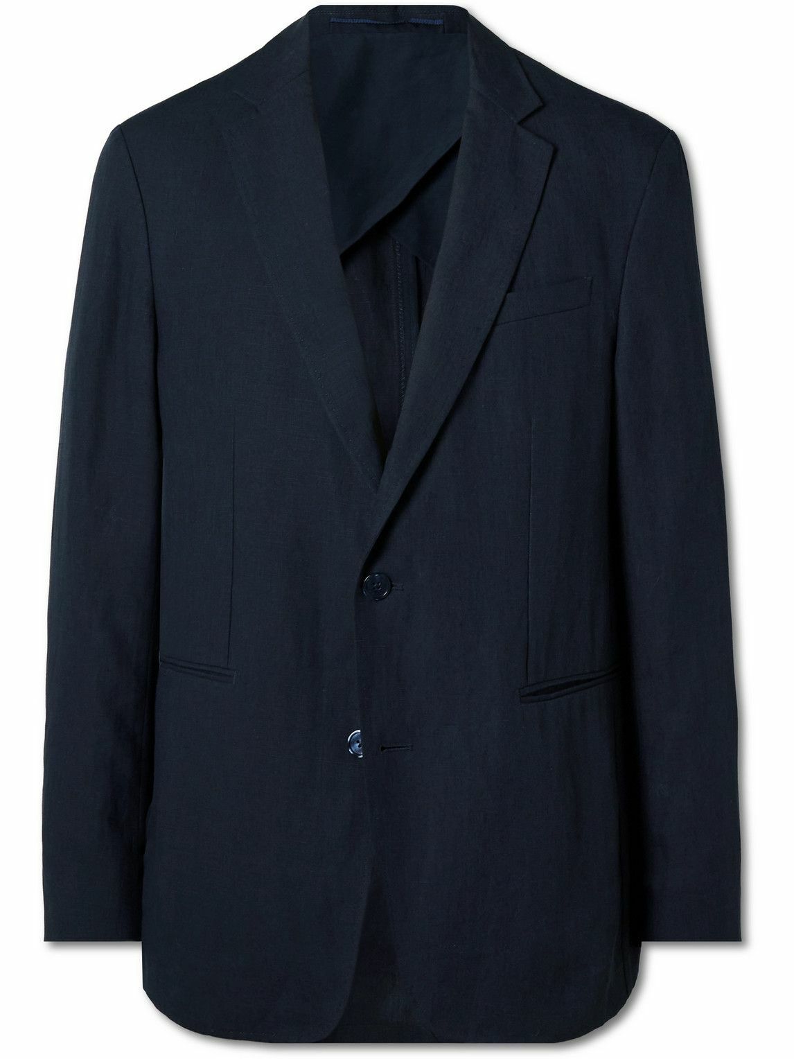 Orlebar Brown - Garret Unstructured Linen Suit Jacket - Blue