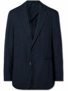 Orlebar Brown - Garret Unstructured Linen Suit Jacket - Blue