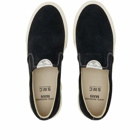Junya Watanabe MAN x Stepney Workers Club Suede Lister Slip- Sneakers in Black