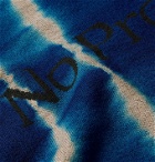 Aries - Tie-Dyed Wool-Jacquard Sweater - Blue