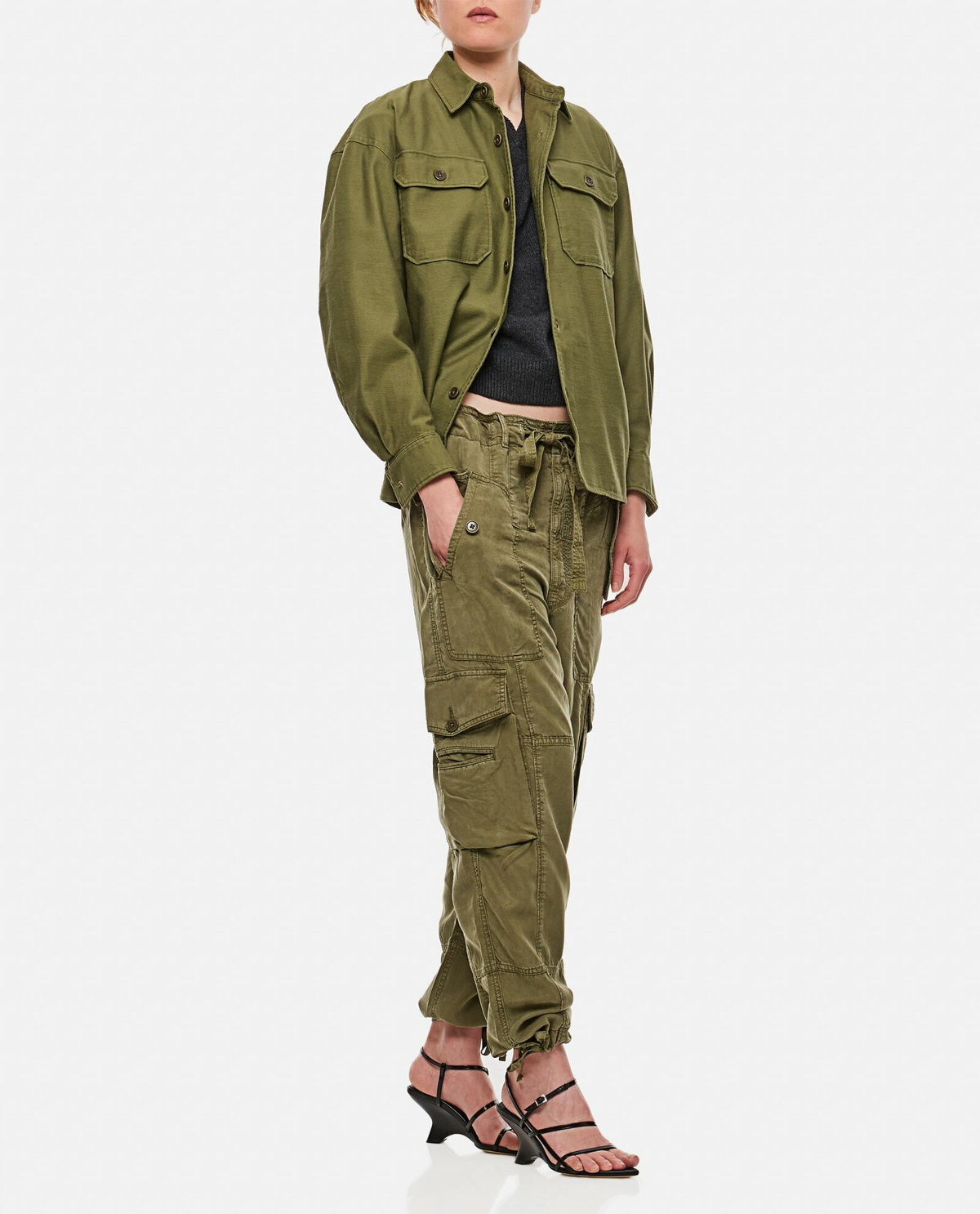 Polo Ralph Lauren Wide Leg Chino Cropped Pants