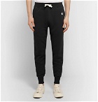 Todd Snyder Champion - Tapered Loopback Cotton-Jersey Sweatpants - Black