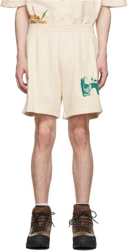 Photo: ADISH Off-White Cotton Shorts