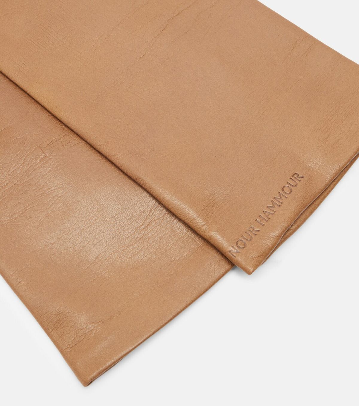 Nour Hammour Leather gloves