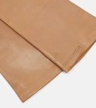 Nour Hammour Leather gloves