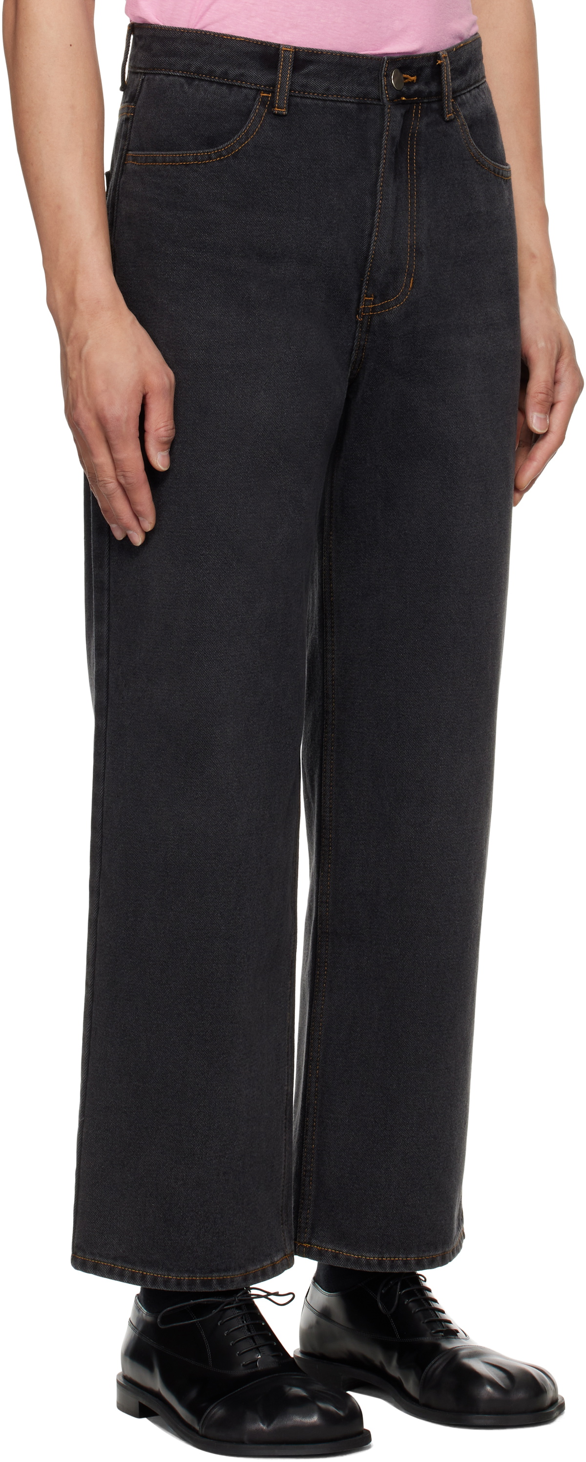 ADER error Black Sig; TRS Tag 01 Jeans