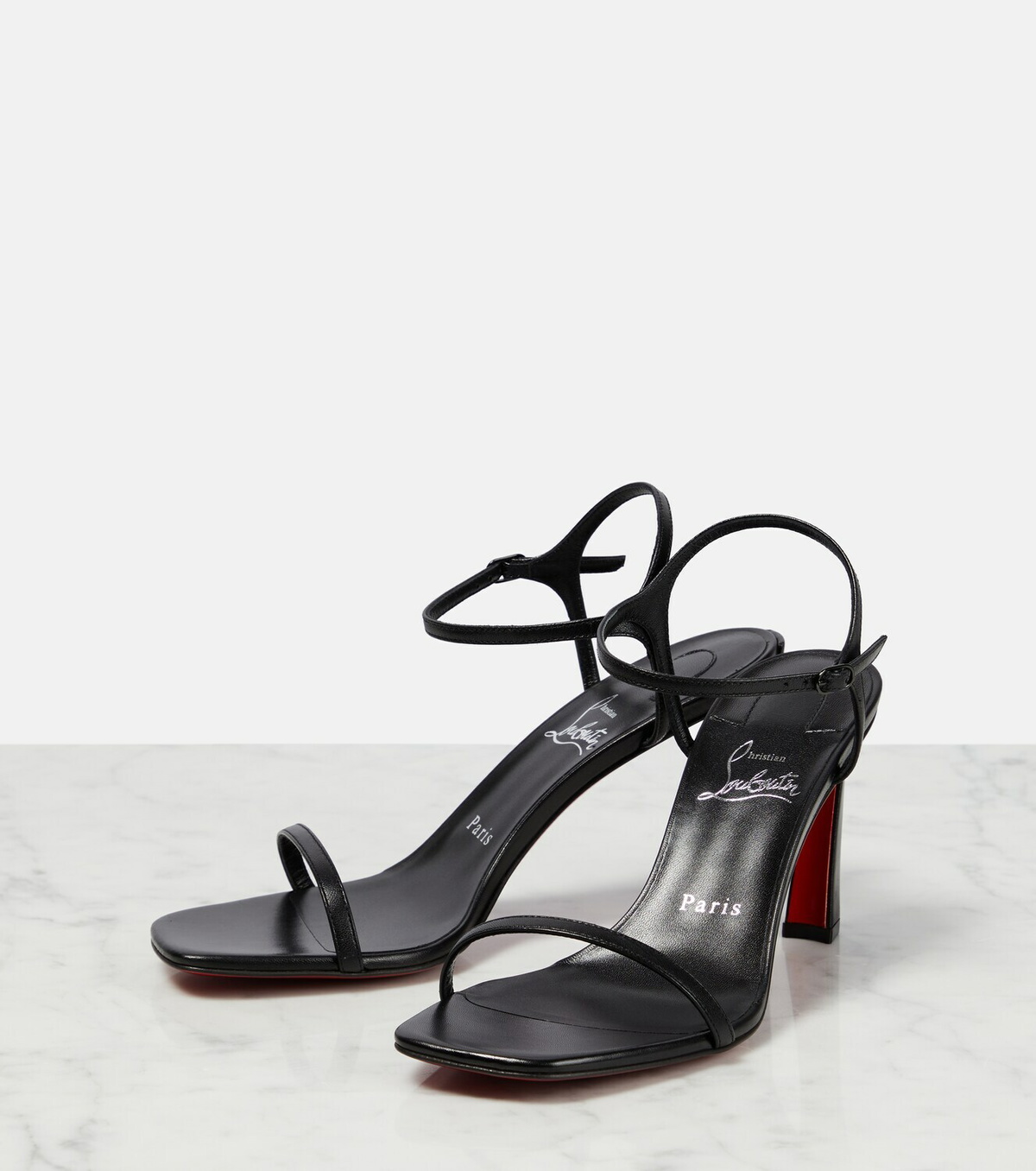 VIP SALE【Christian Louboutin】Condoraレザーサンダル Condora Sandal - 85 mm Sandals - Leather - Black - Women