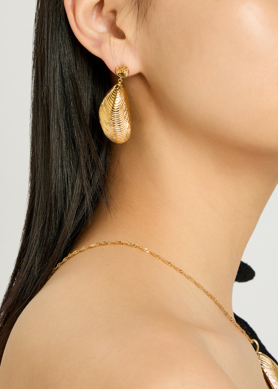 Anni LU Moules 18kt Gold-plated Drop Earrings - One Size