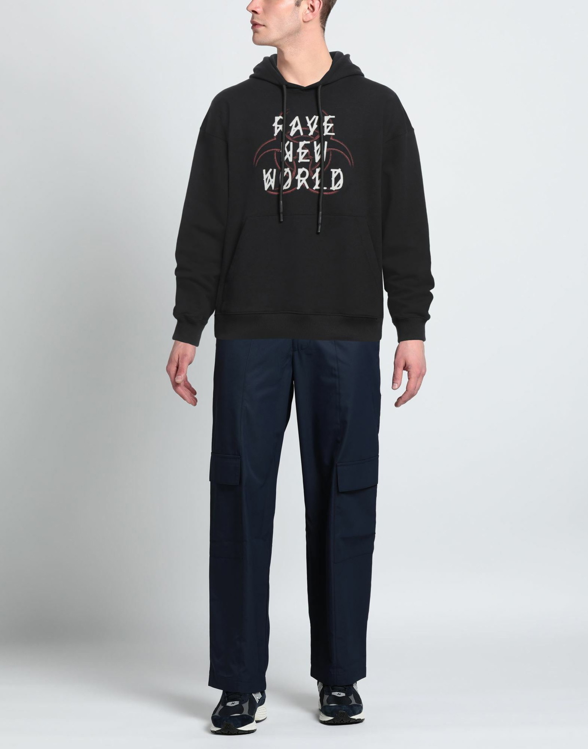 44 Label Group Mens Sweatshirt in Black