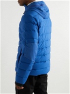 Colmar - Logo-Print Quilted Hooded Down Ski Jacket - Blue