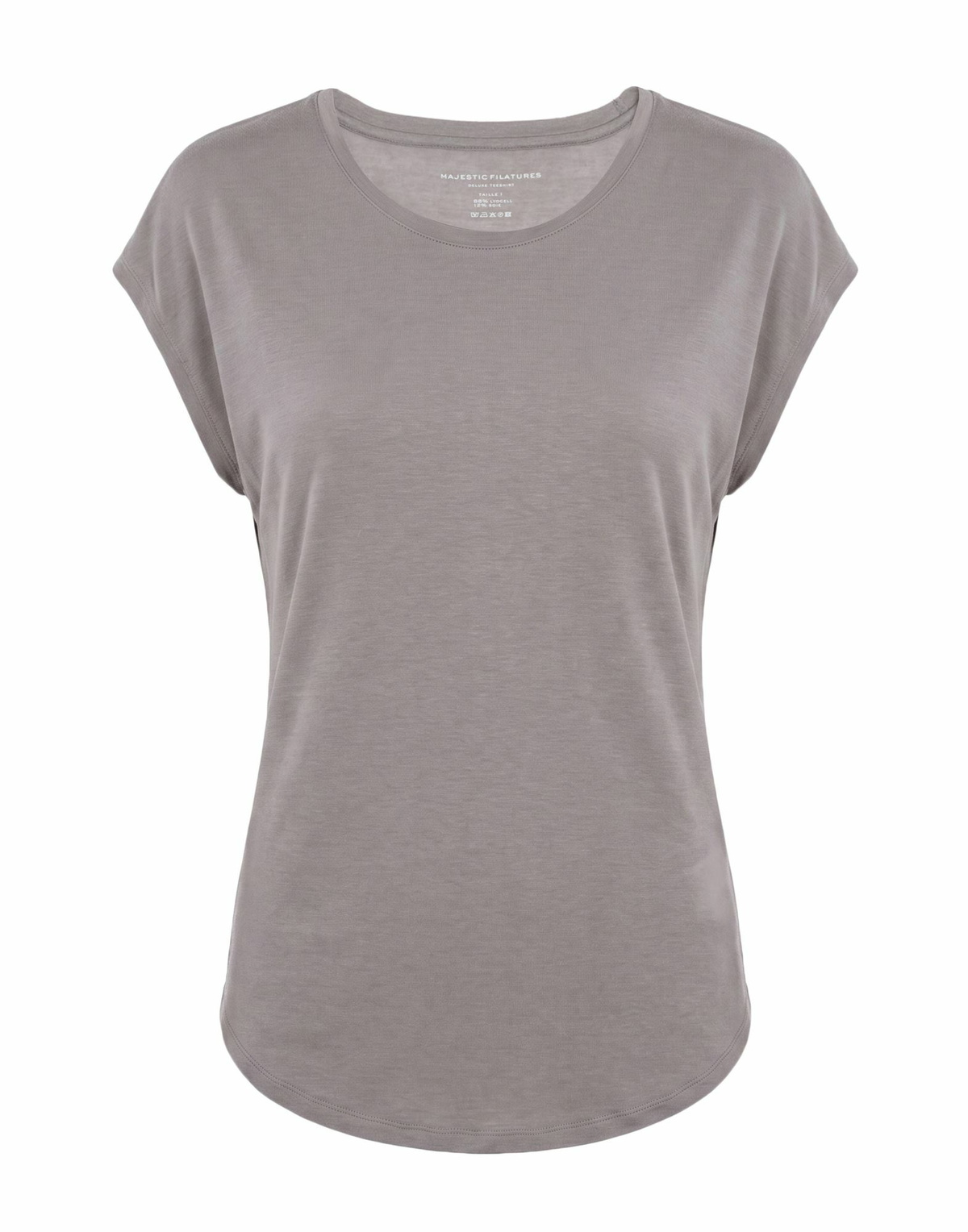 Majestic Filatures Womens T-shirt in Grey