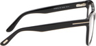 TOM FORD Black Icon Block Square Blue Light Glasses