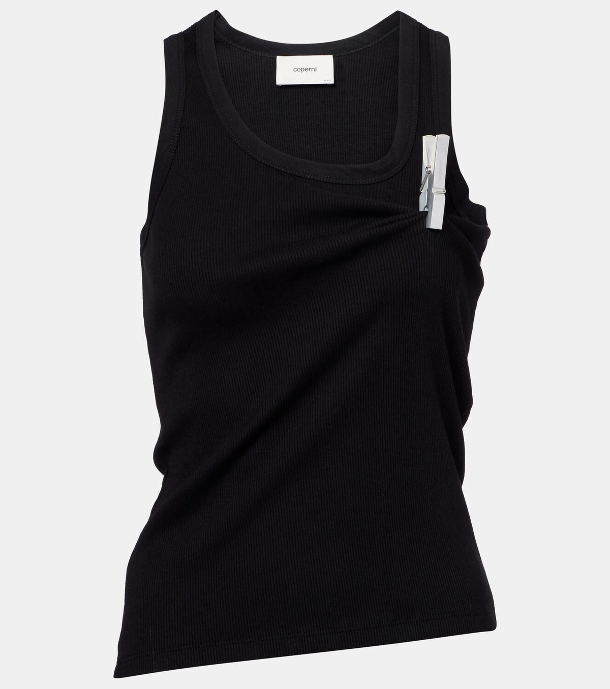 Coperni Washing Clip cotton jersey tank top