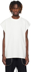 thom/krom White M TS 847 Tank Top