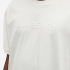 Burberry Men's Harriston Logo T-Shirt in Oatmeal Melange