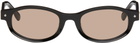 BONNIE CLYDE Black Roller Coaster Sunglasses