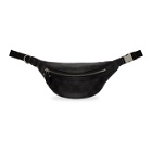 Neil Barrett Black Leather Monogram Belt Bag
