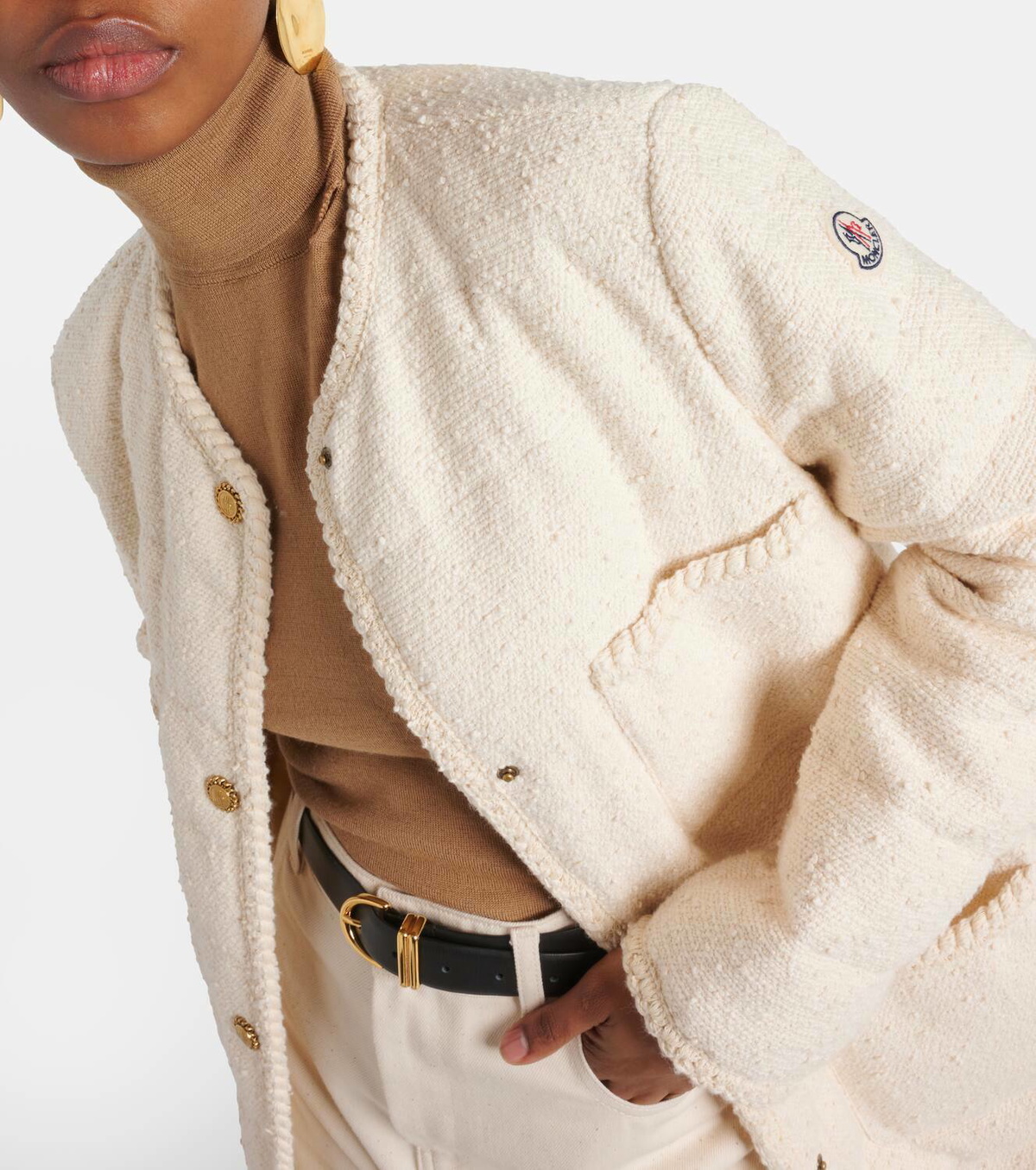Moncler Epafo bouclé coat Moncler Moncler Epafo bouclé coat Moncler