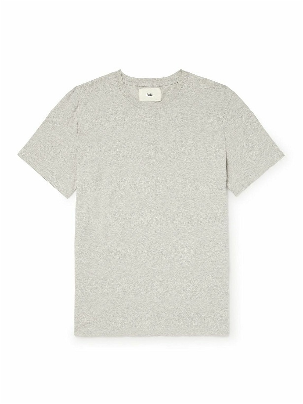 Photo: Folk - Assembly Cotton-Jersey T-Shirt - Gray