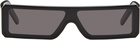 Rick Owens Black Hollywood Geth Sunglasses