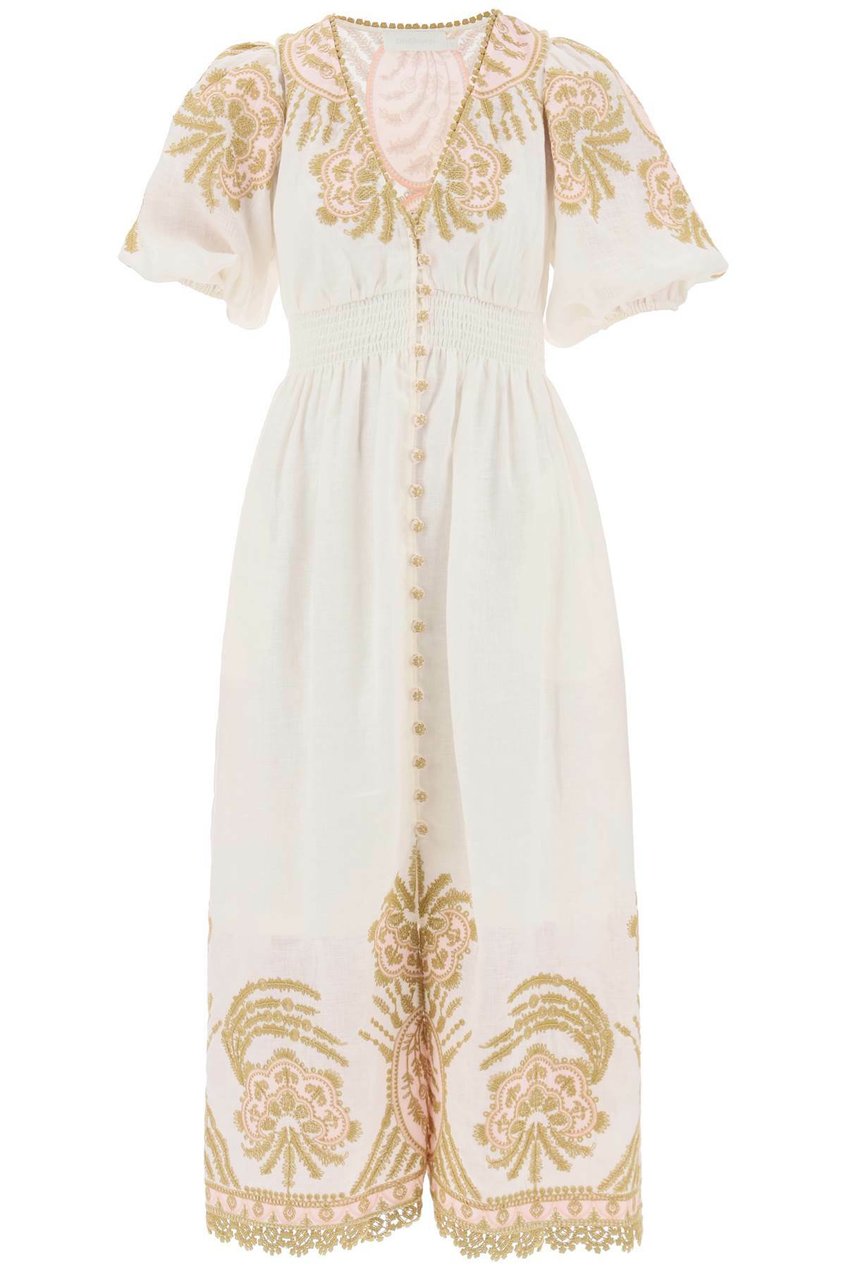 zimmermann white and gold dress Made Goods Fergus 48