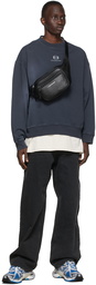 Balenciaga Navy Unity Sweater