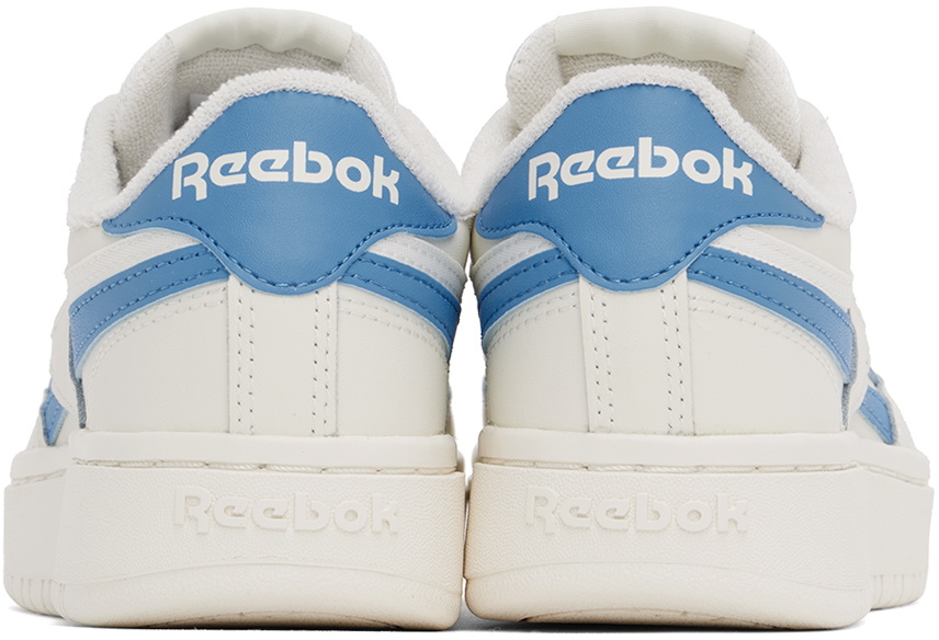 Reebok Classics Off-White & Blue Club C Double Revenge Sneakers Reebok ...