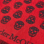 Alexander McQueen Men's Skulls Reversible Scarf in Lacquer/Blue