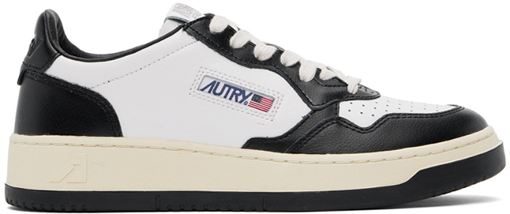 Photo: AUTRY White & Black Medalist Low Sneakers