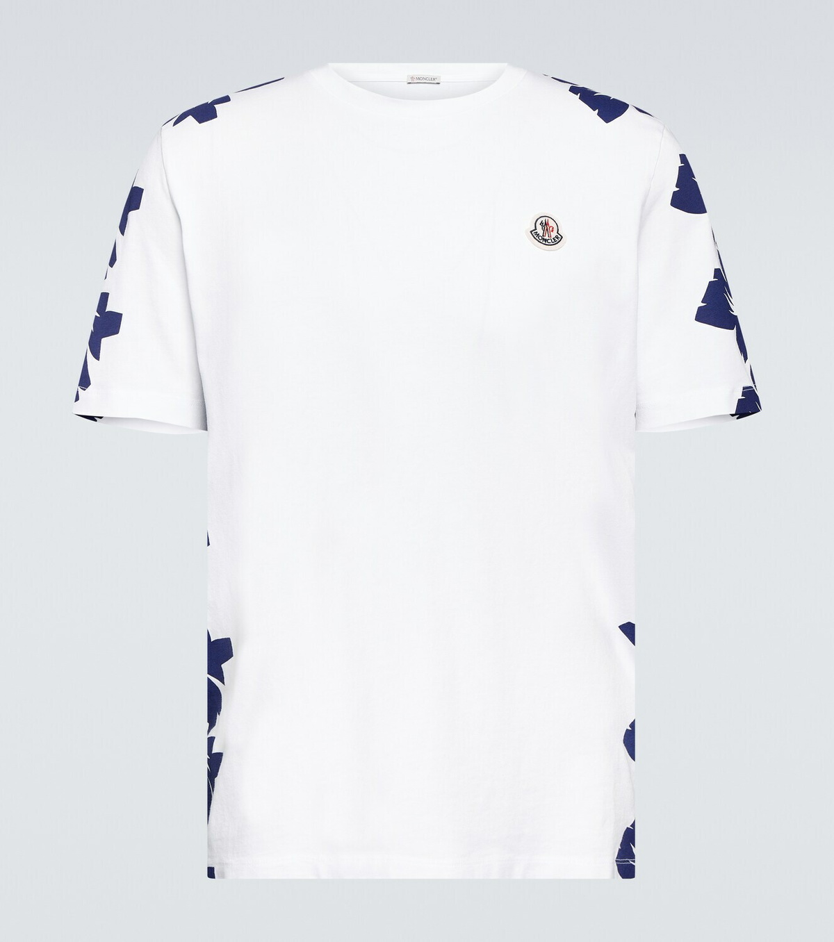 Moncler - Floral cotton T-shirt Moncler