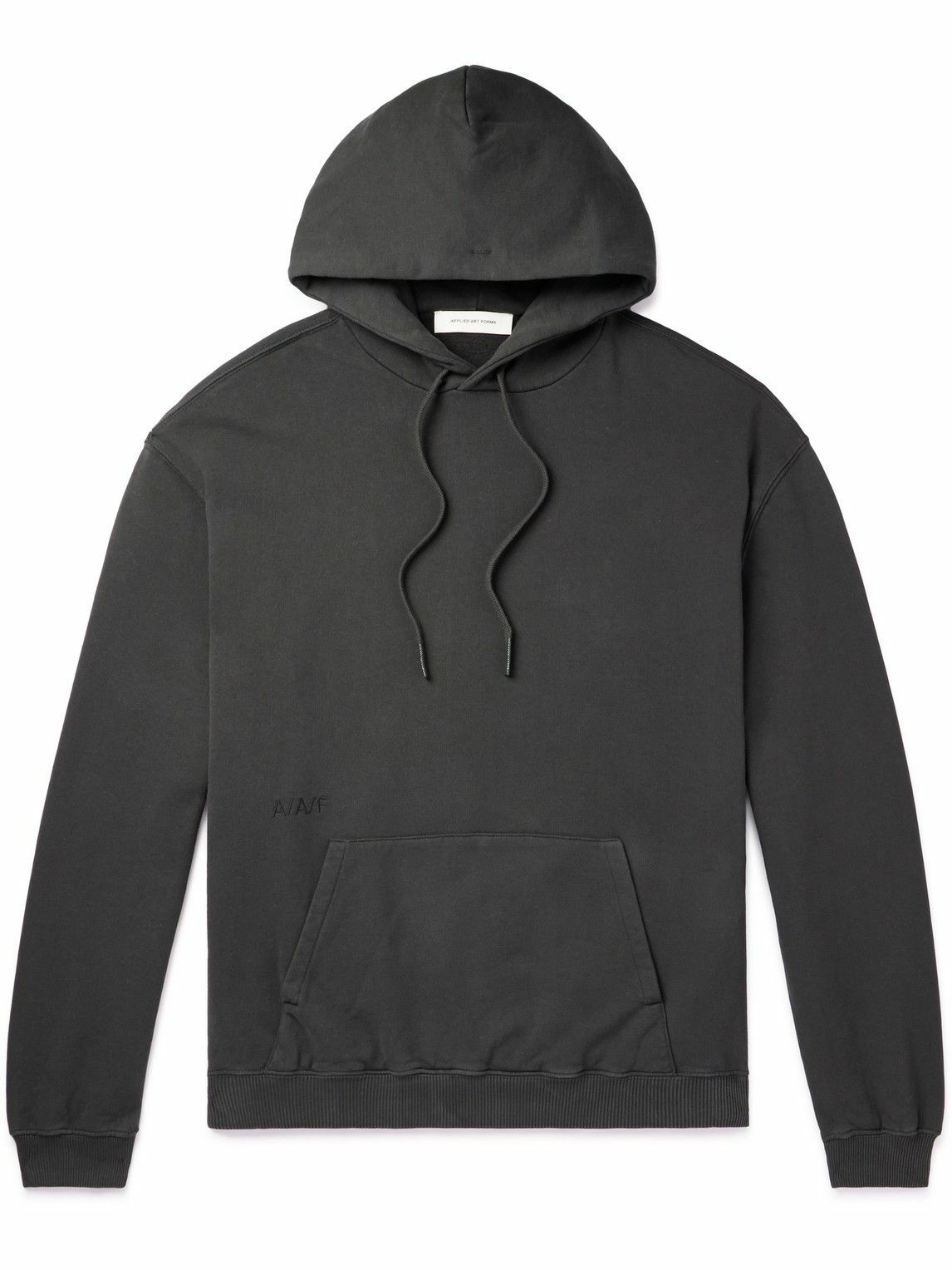 Applied Art Forms - NM2-2 Oversized Cotton-Jersey Hoodie - Black ...