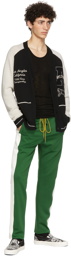 Rhude Green Jersey Collegiate Track Trousers