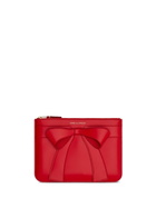 Comme des Garcons Wallets Big Bow Pouch in Red