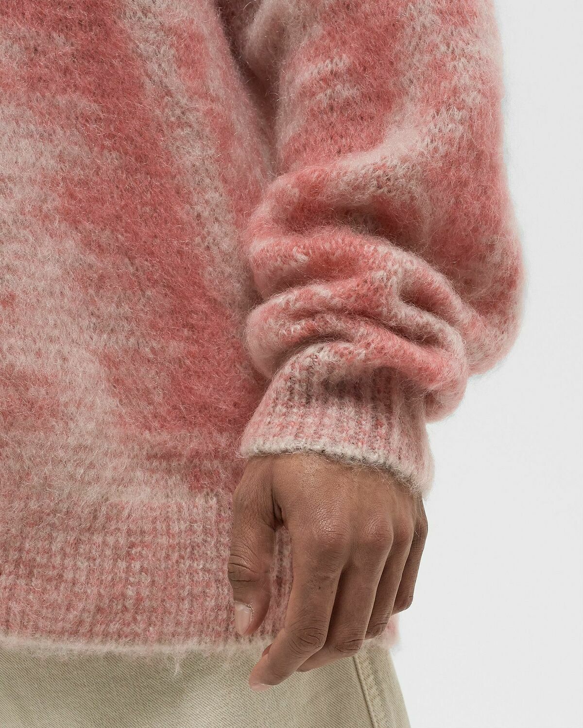 Marant IKAT MOHAIR KNIT pink Mens Pullover Isabel Marant