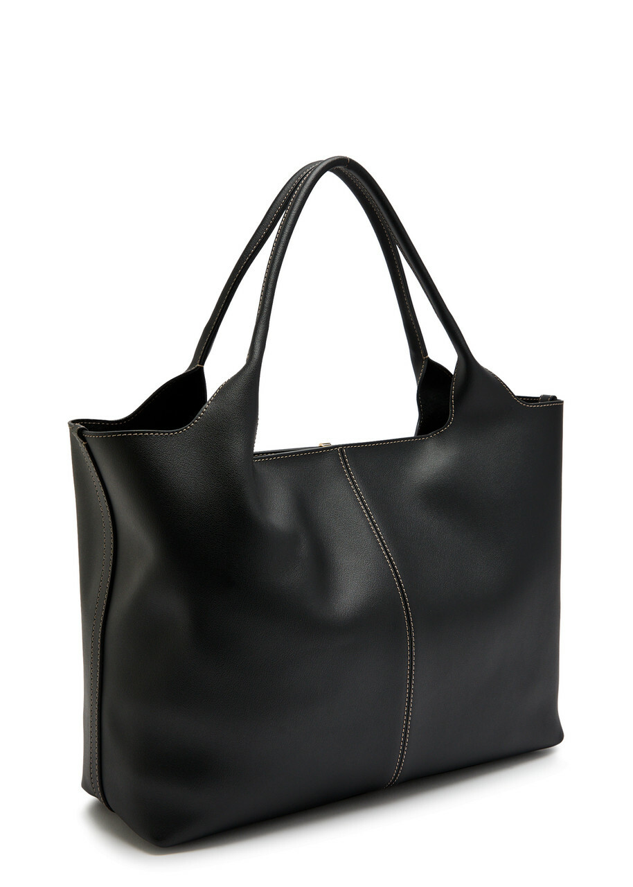 Tods Small Leather Tote bag - Black - One Size