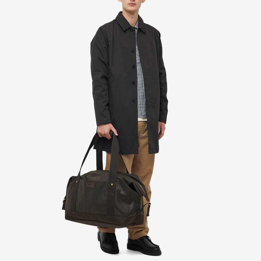 Barbour Men's Essential Wax Holdall in Olive