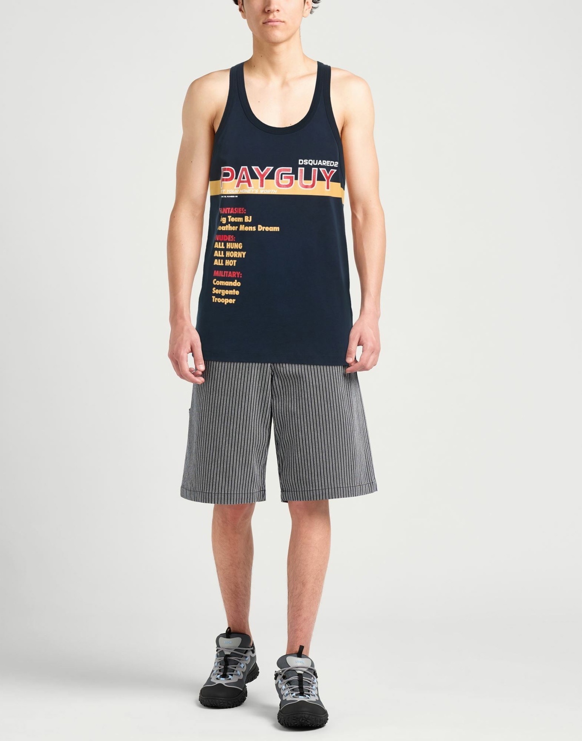 Dsquared2 Mens Tank top Midnight in Blue