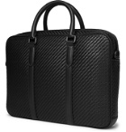 Ermenegildo Zegna - PELLETESSUTA Woven Leather Briefcase - Black