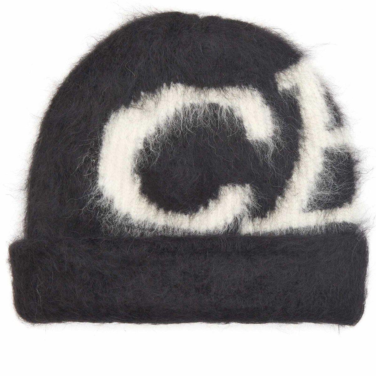 Cole Buxton Men's CB Super Alpaca Beanie in Black 