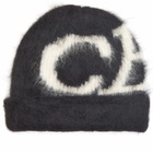 Cole Buxton Men's CB Super Alpaca Beanie in Black 