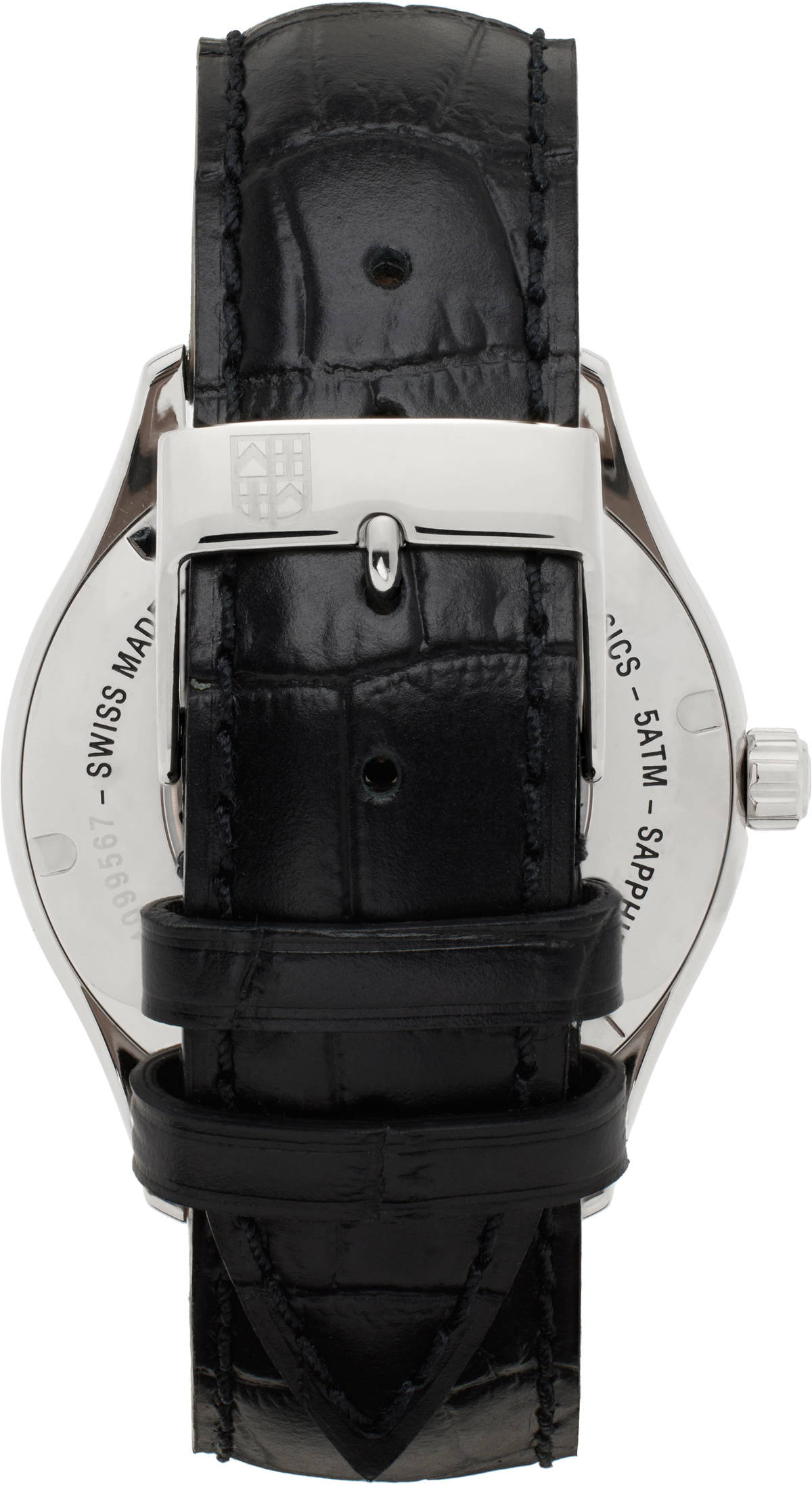 Frédérique Constant Silver & Black Classics Heart Beat Automatic Watch